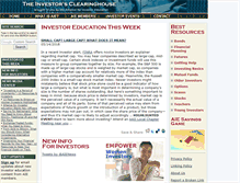 Tablet Screenshot of investoreducation.org